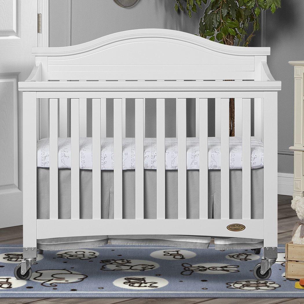 Tavia White Mini Folding Portable Crib - Thumbnail - Image 7