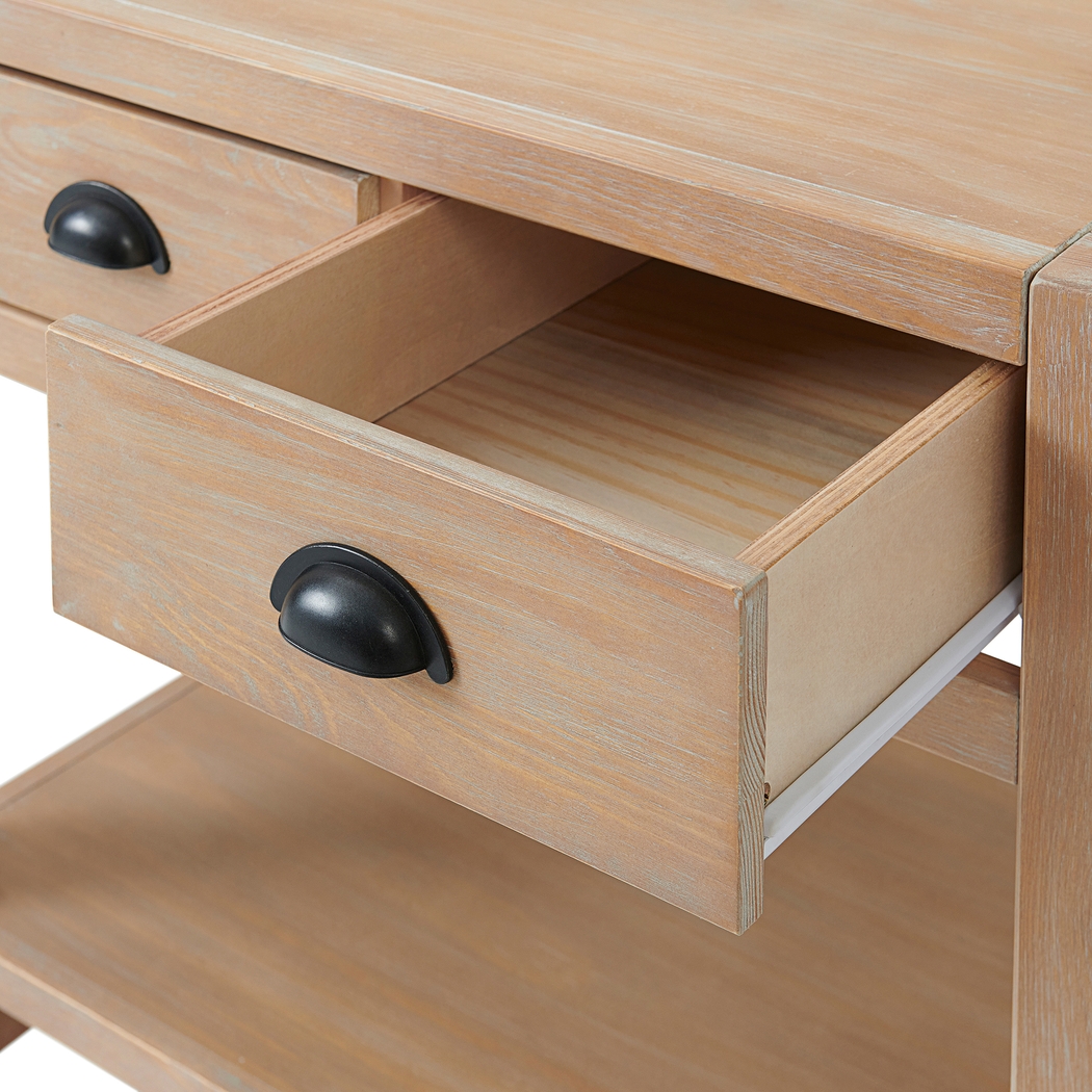 Taviawk Brown 2 Drawer Nightstand - Thumbnail - Image 3