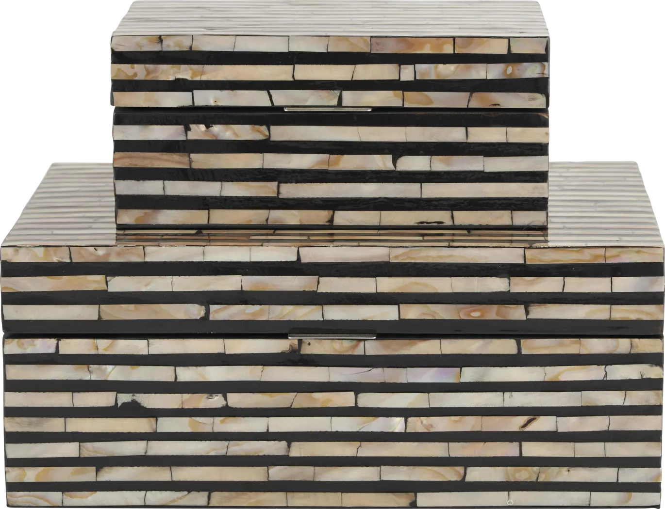 Tawam Beige Decorative Box, Set of 2 - Thumbnail - Image 4