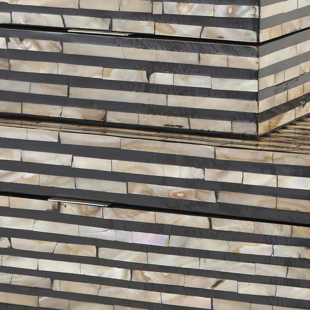 Tawam Beige Decorative Box, Set of 2 - Thumbnail - Image 7