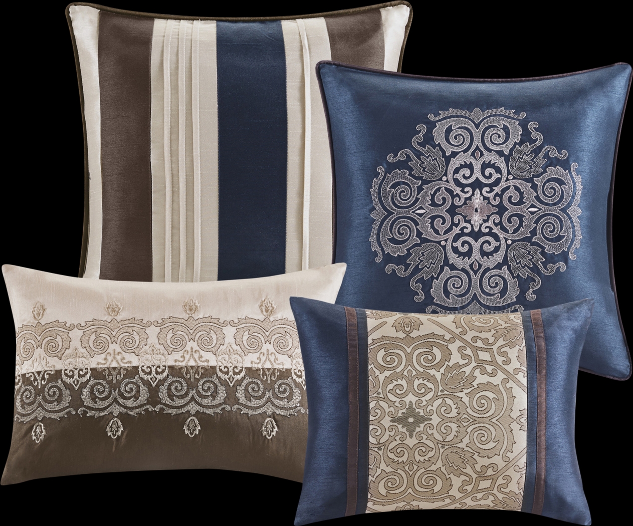 Taylah Navy 24 Pc Queen Room in a Bag - Thumbnail - Image 11