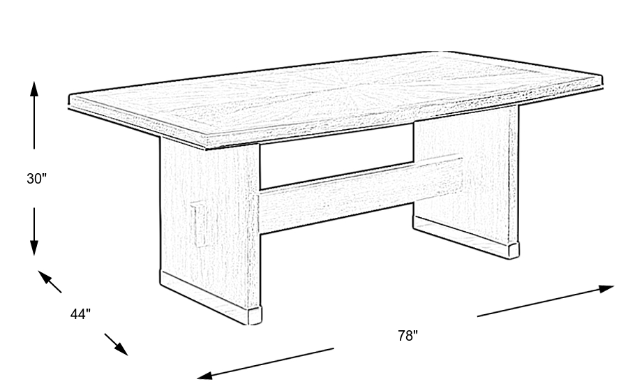 Dimension Image. Please refer to the Dimension Tab on this page for dimension details.