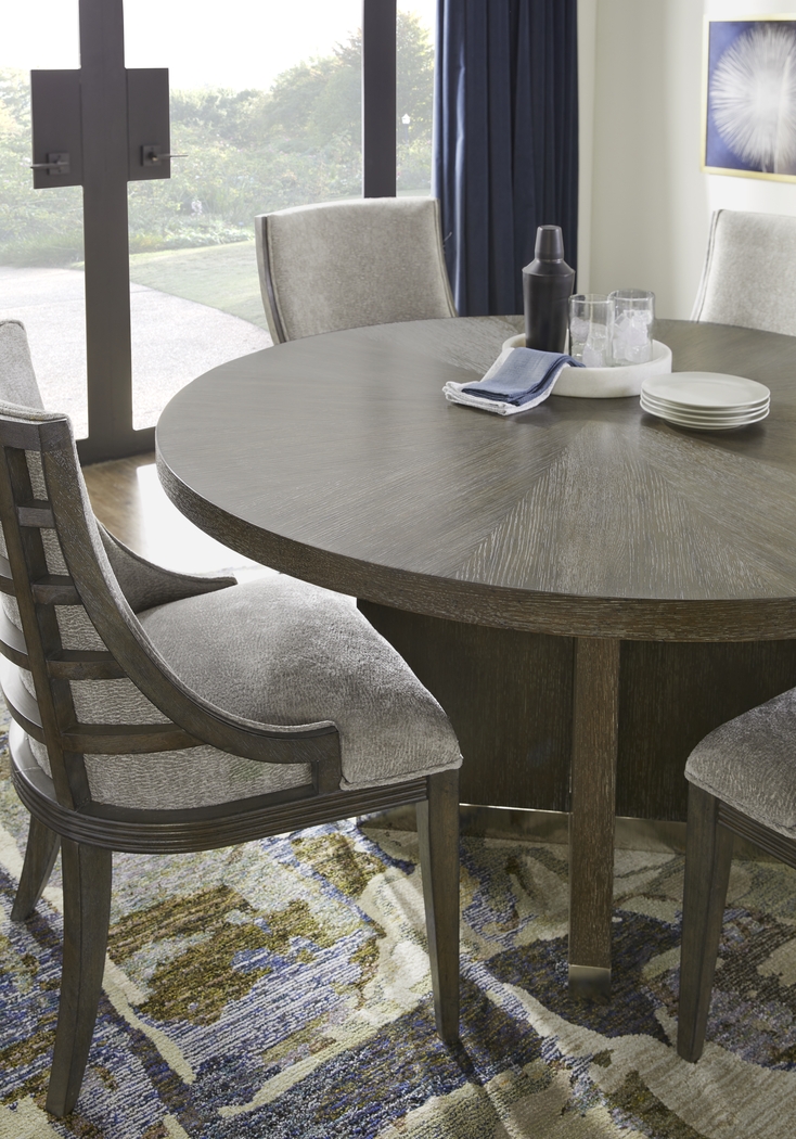 Taylor Trace Brown 5 Pc Round Dining Room - Thumbnail - Image 3