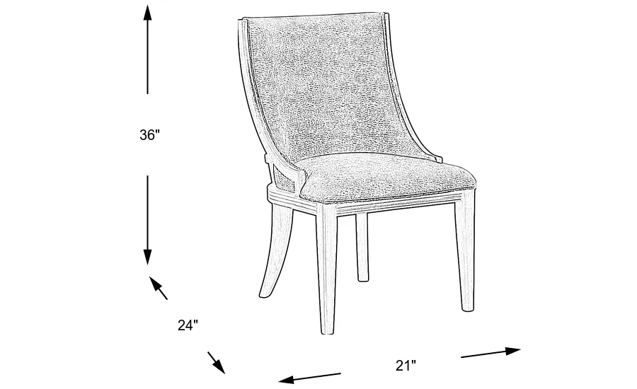 Dimension Image. Please refer to the Dimension Tab on this page for dimension details.