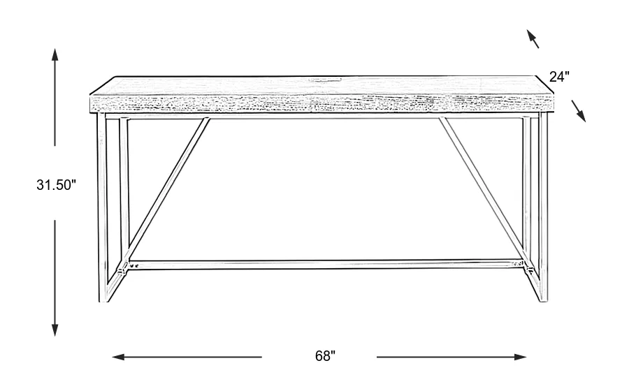 Dimension Image. Please refer to the Dimension Tab on this page for dimension details.
