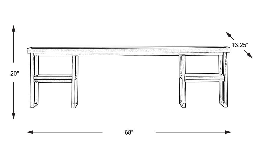 Dimension Image. Please refer to the Dimension Tab on this page for dimension details.