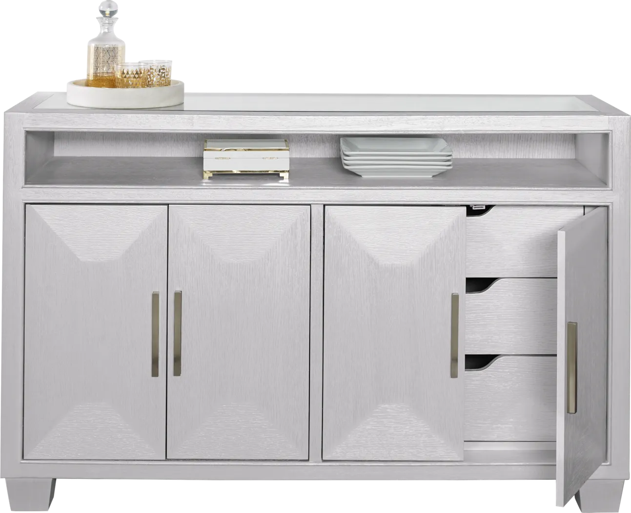 Taylor Trace White Credenza - Thumbnail - Image 4