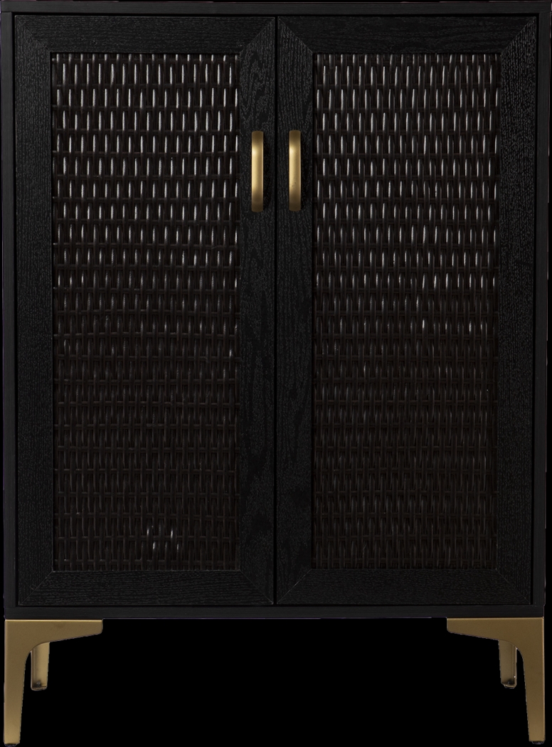 Tazwell Black Bar Cabinet - Thumbnail - Image 1