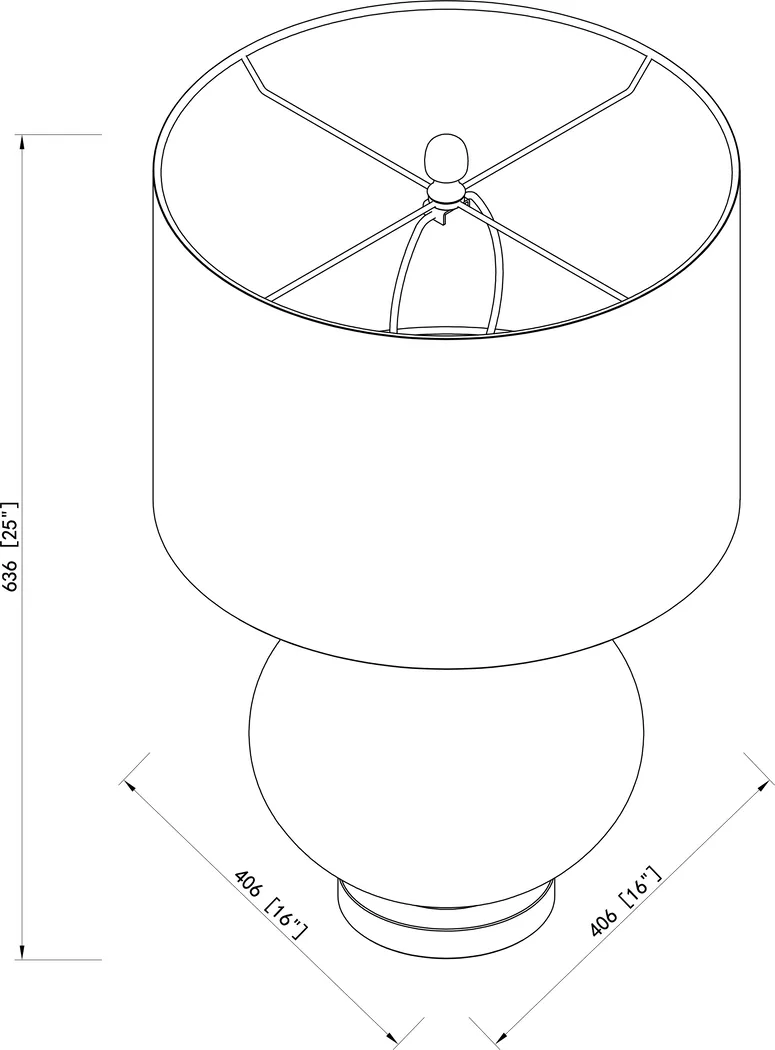 Teaber Lane Gold Lamp - Thumbnail - Image 8
