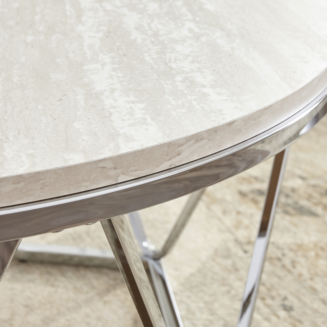 Teaberry White Cocktail Table - Thumbnail - Image 3