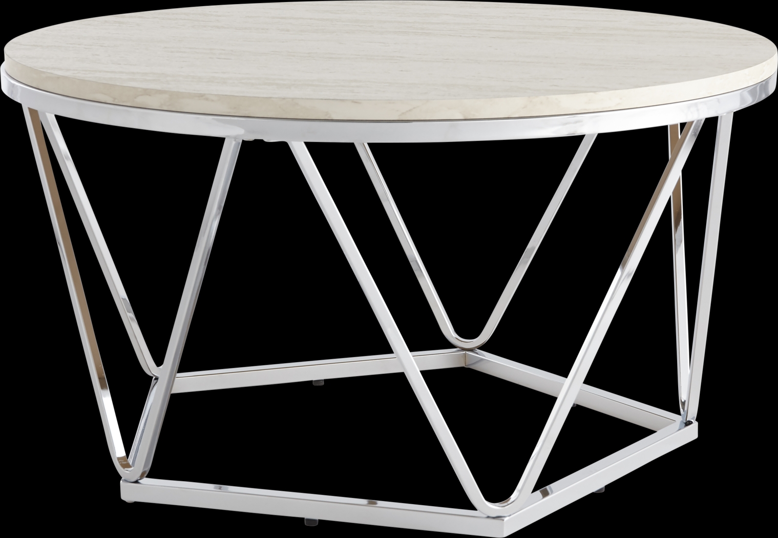 Teaberry White Cocktail Table - Thumbnail - Image 1