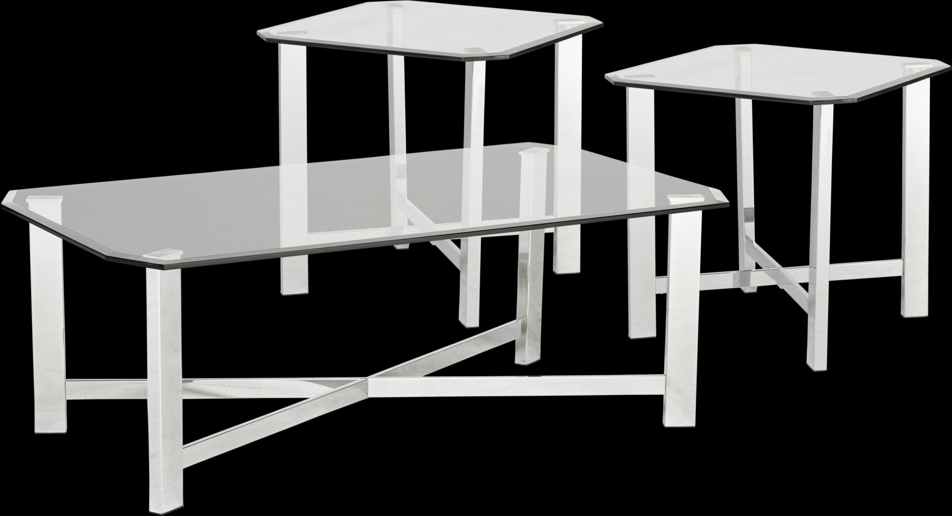 Zamora White Leather 6 Pc Living Room - Thumbnail - Image 8