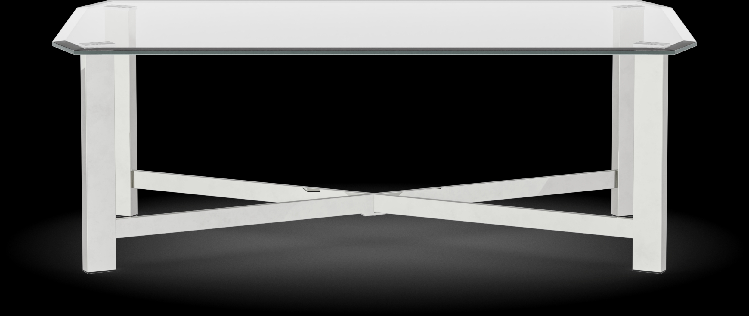 Teagan Chrome Cocktail Table - Thumbnail - Image 2