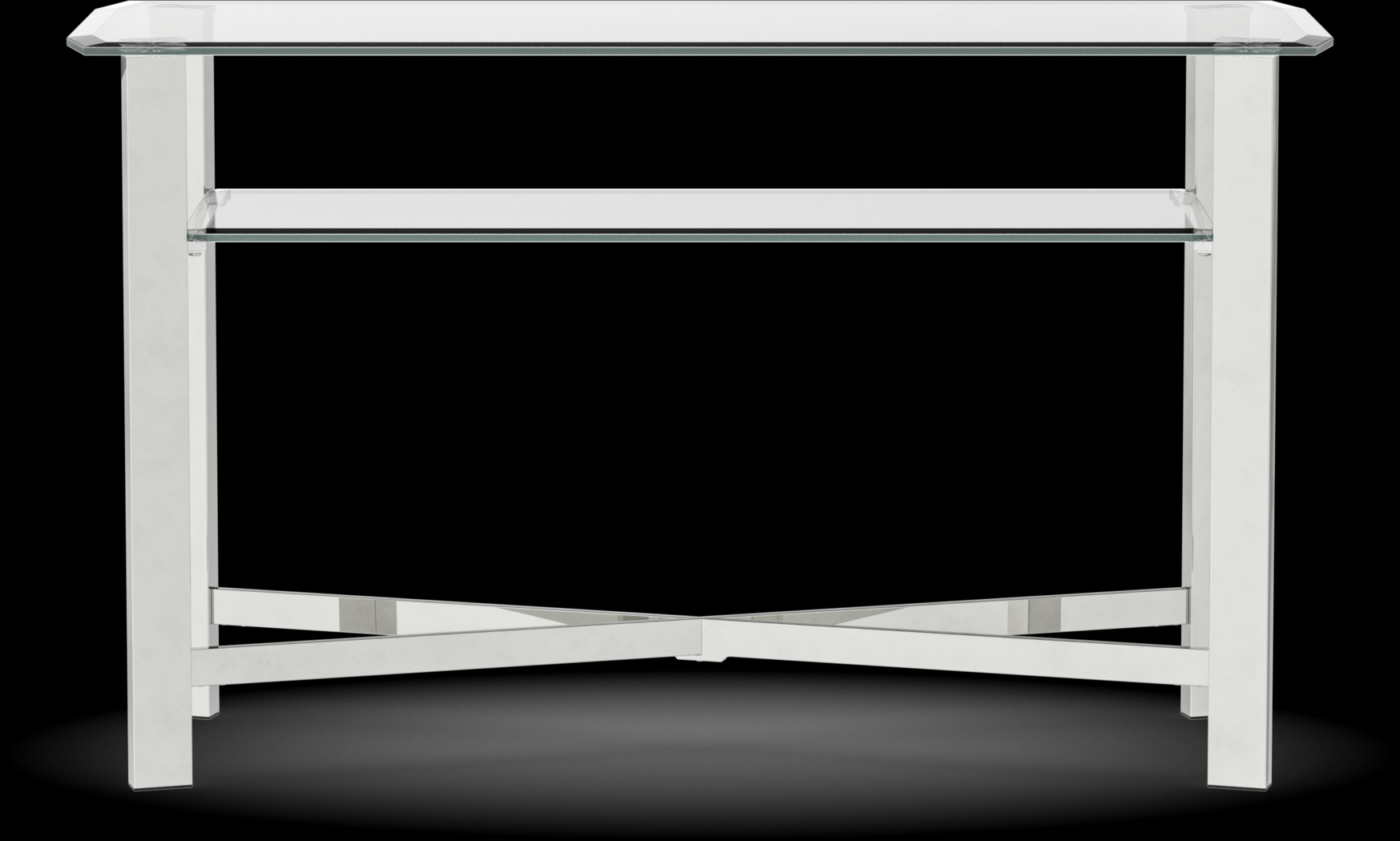 Teagan Chrome Sofa Table - Thumbnail - Image 2