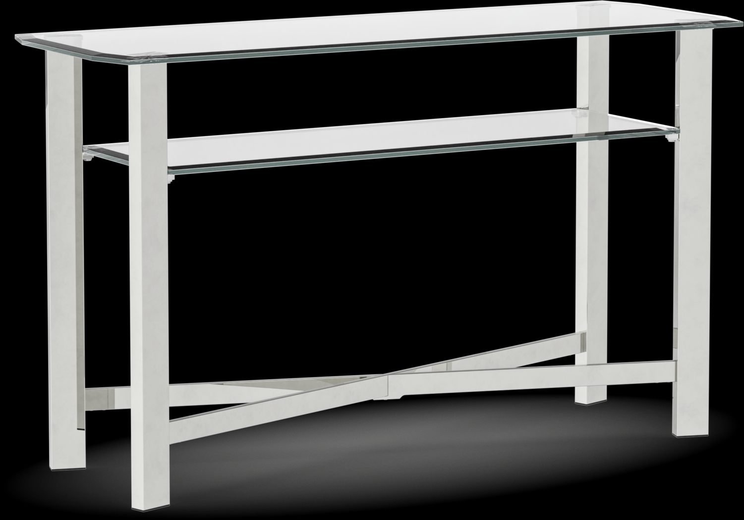 Teagan Chrome Sofa Table - Thumbnail - Image 1