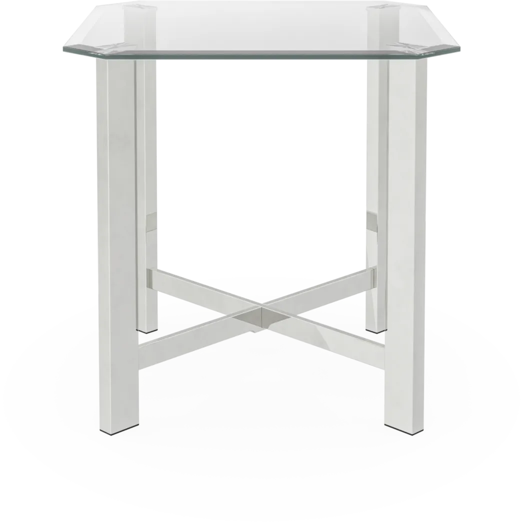 Teagan Silver End Table - Thumbnail - Image 2