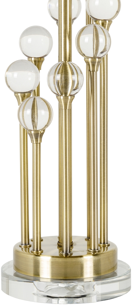 Tearose Trail Gold Lamp - Thumbnail - Image 3