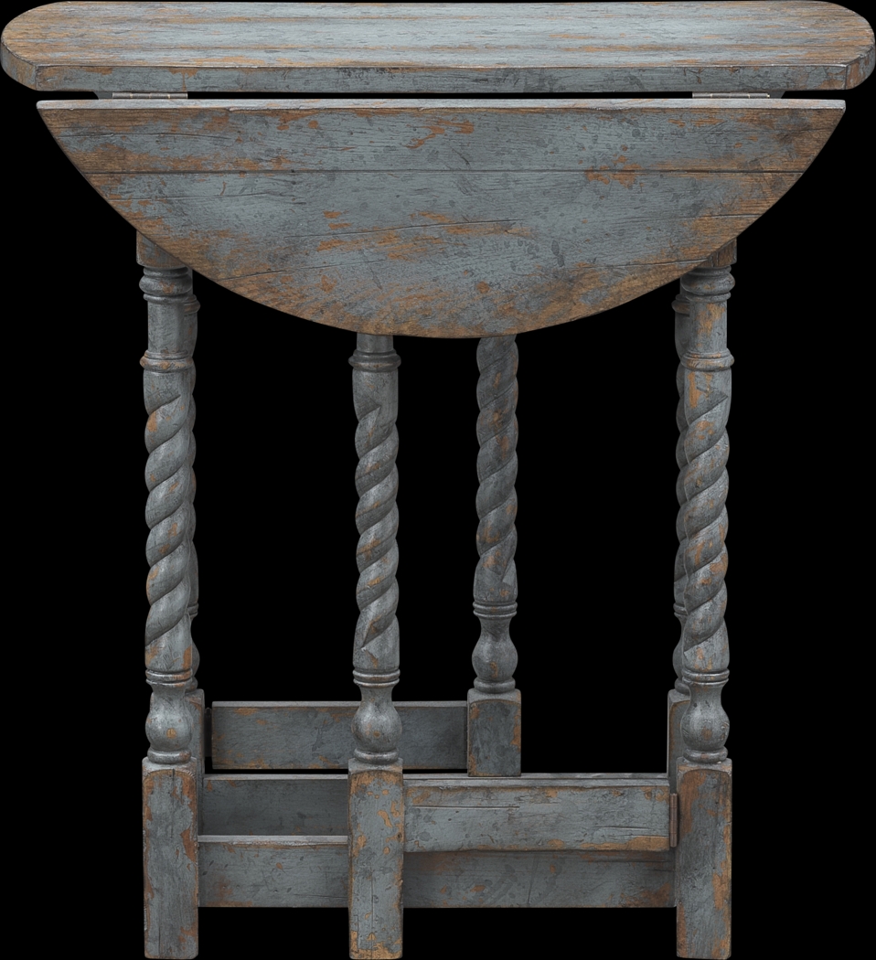 Teawick Blue Accent Table - Thumbnail - Image 4