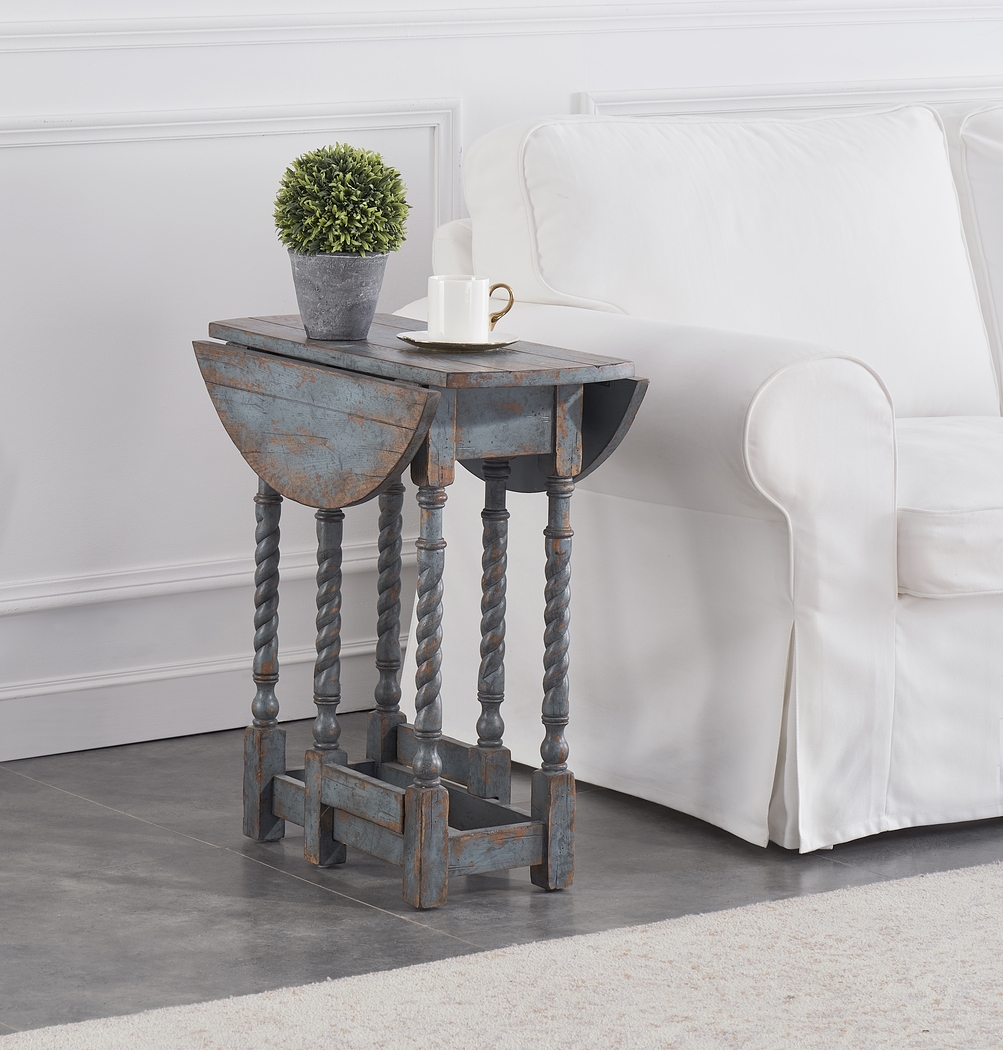 Teawick Blue Accent Table - Thumbnail - Image 8