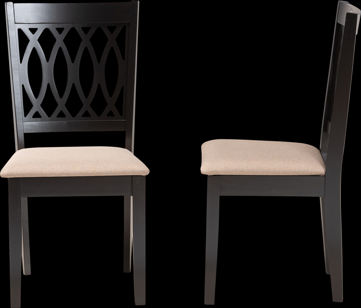 Teconnett Beige Dining Chair, Set of 2 - Thumbnail - Image 4