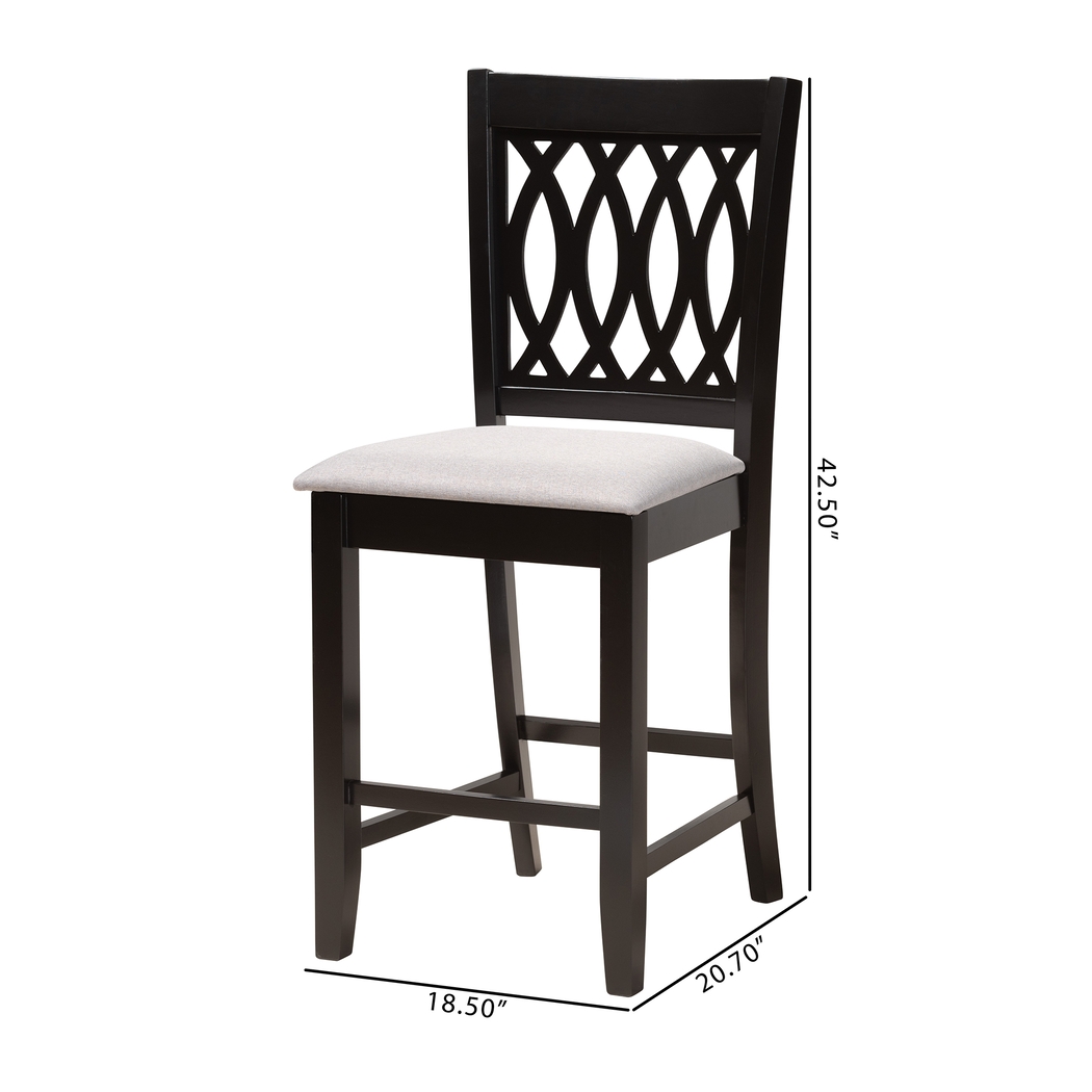 Teconnett Gray Counter Stool, Set of 2 - Thumbnail - Image 9