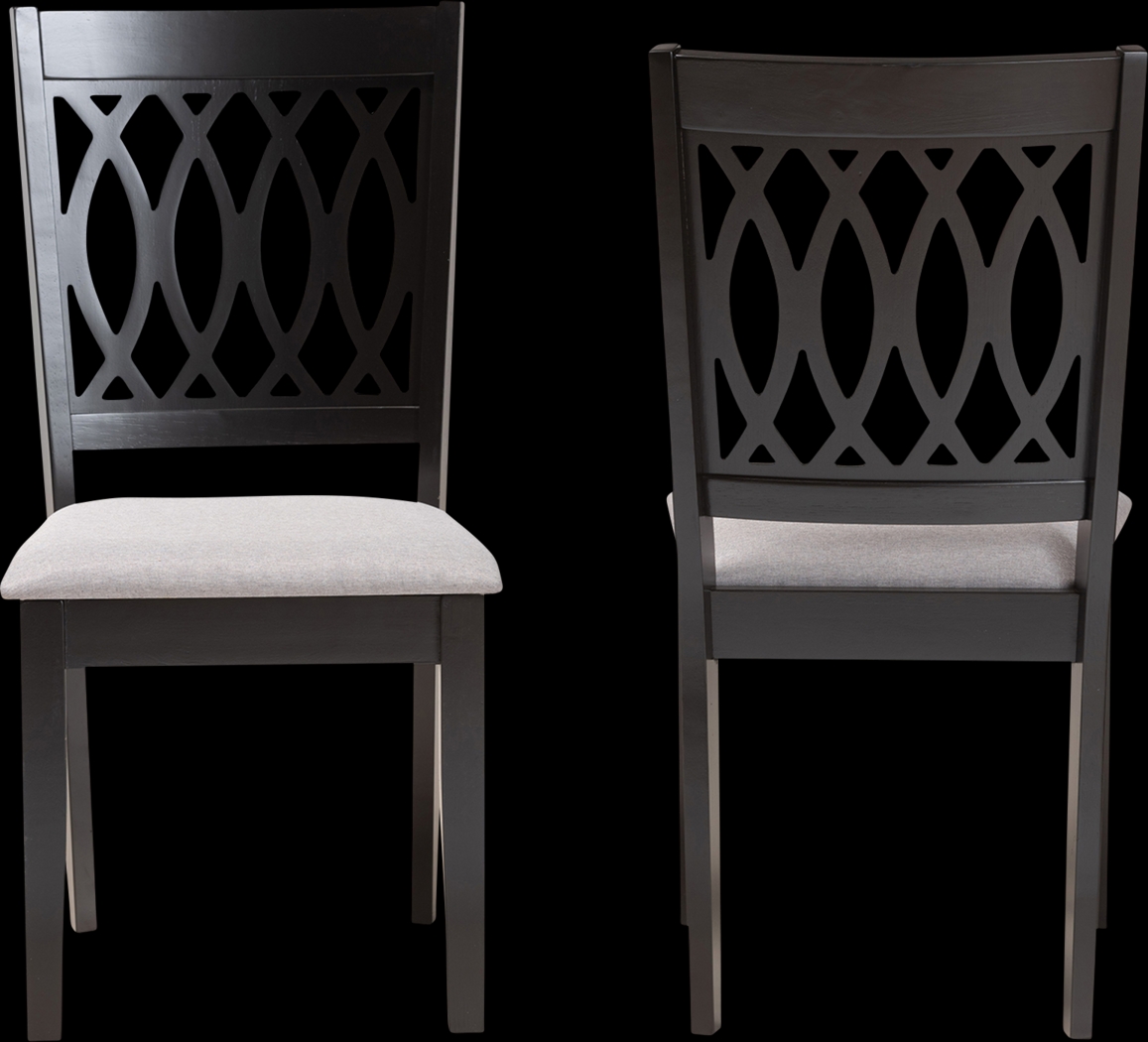 Teconnett Gray Dining Chair, Set of 2 - Thumbnail - Image 3