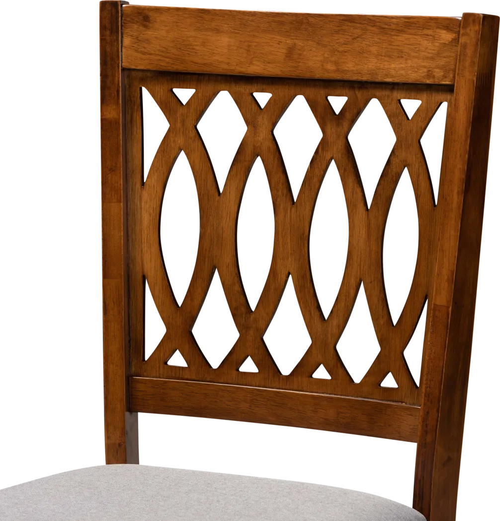 Teconnett Walnut Brown Dining Chair, Set of 2 - Thumbnail - Image 5