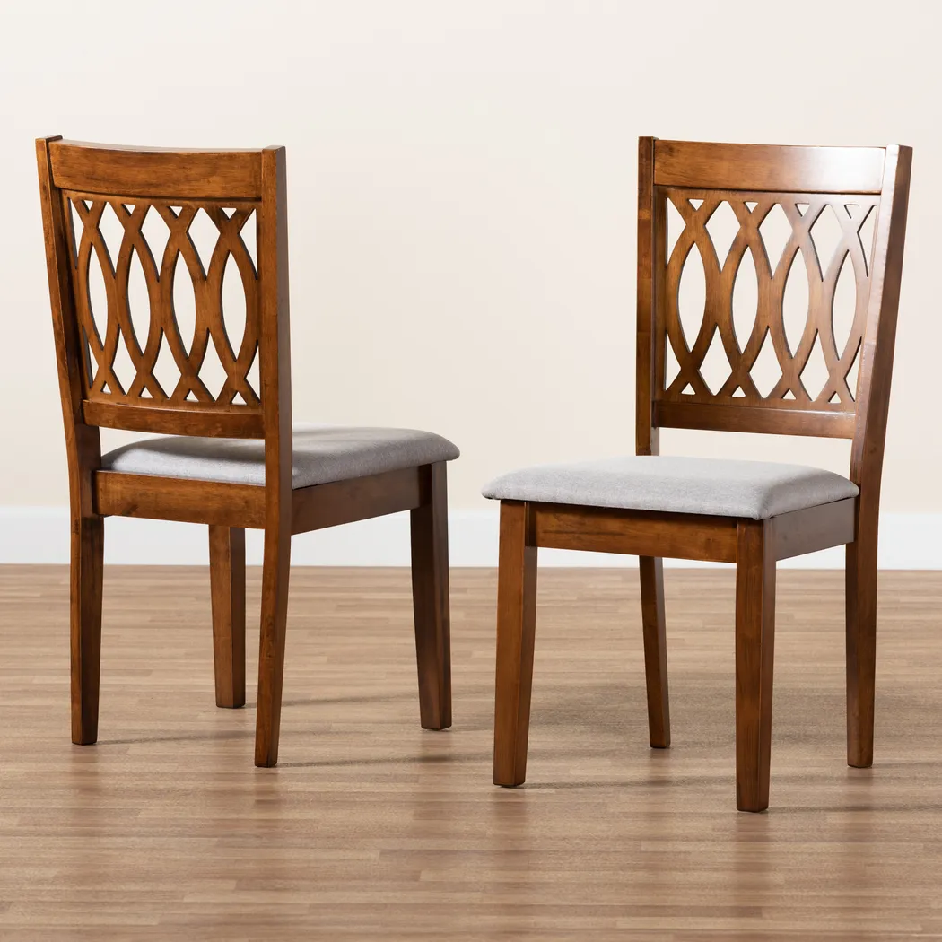 Teconnett Walnut Brown Dining Chair, Set of 2 - Thumbnail - Image 8