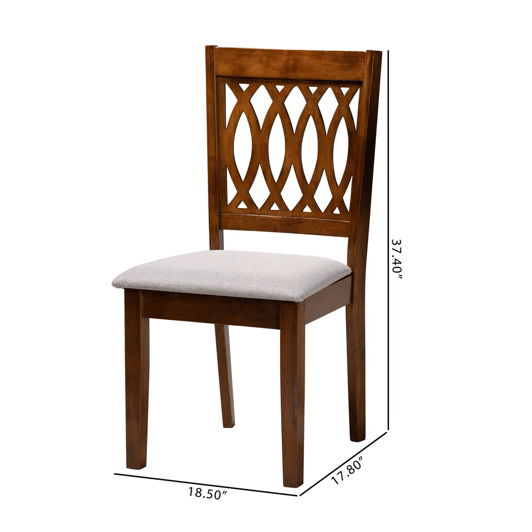 Teconnett Walnut Brown Dining Chair, Set of 2 - Thumbnail - Image 9