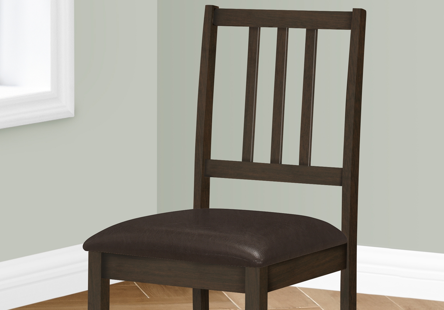 Teegreen Brown Dining Chair, Set of 2 - Thumbnail - Image 3