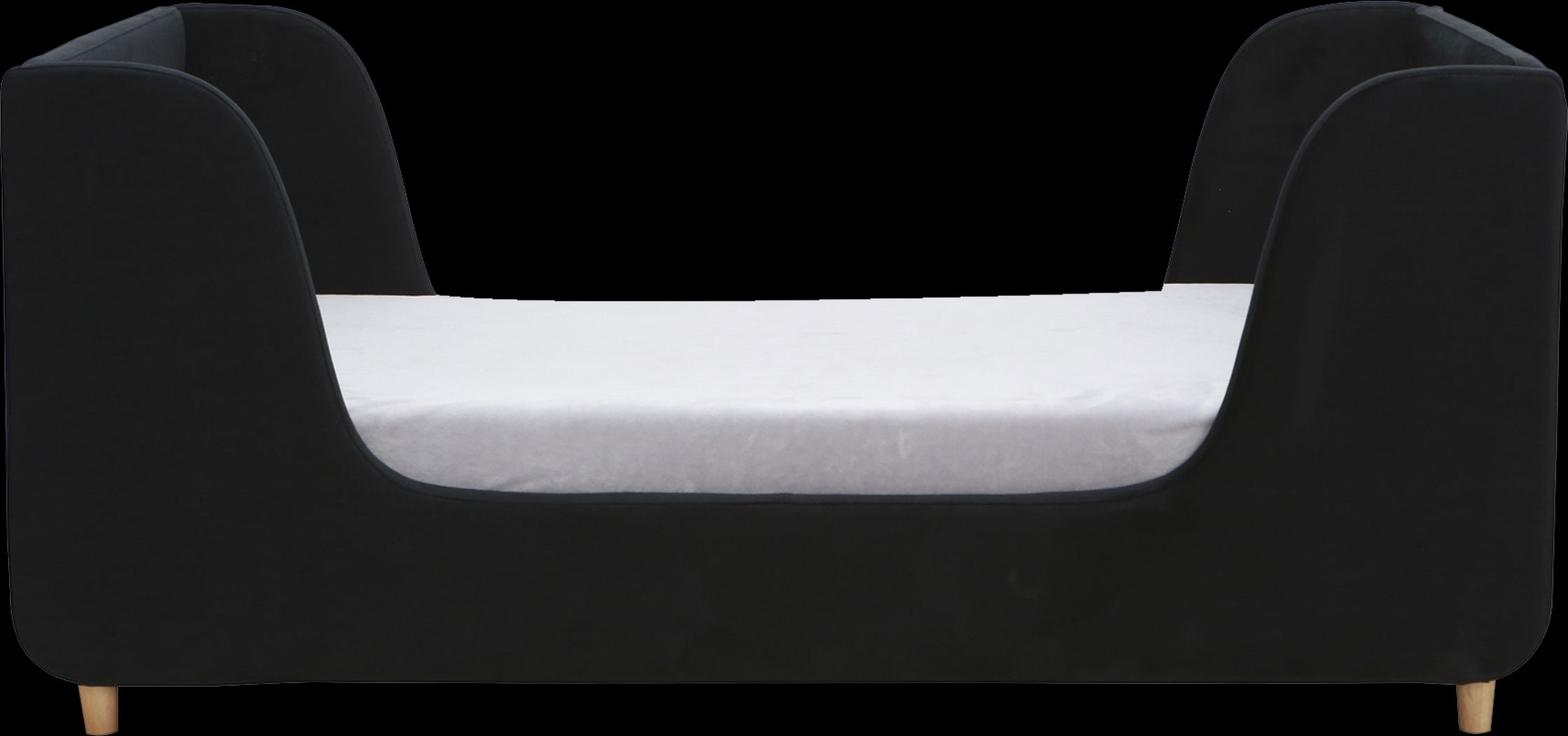 Tegen Black Toddler Bed - Thumbnail - Image 2