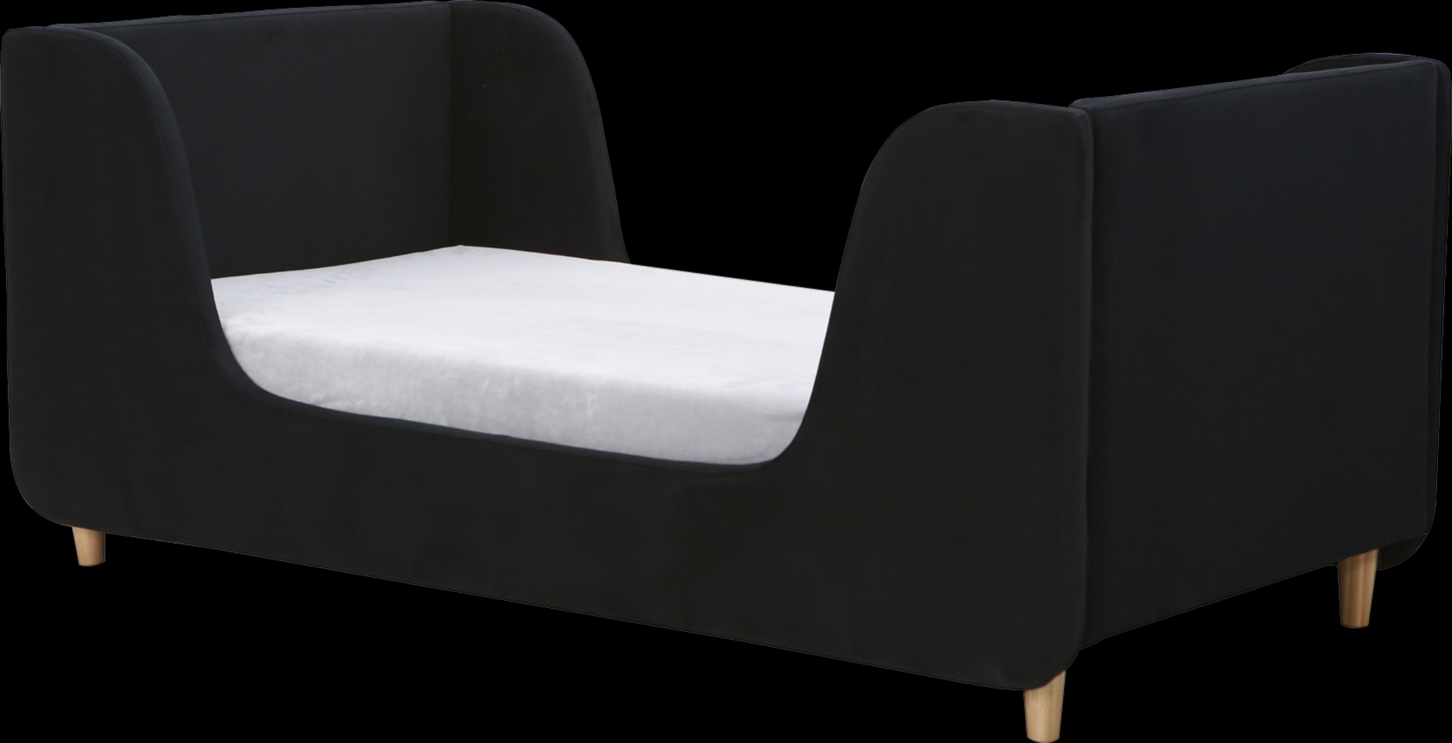 Tegen Black Toddler Bed - Thumbnail - Image 1