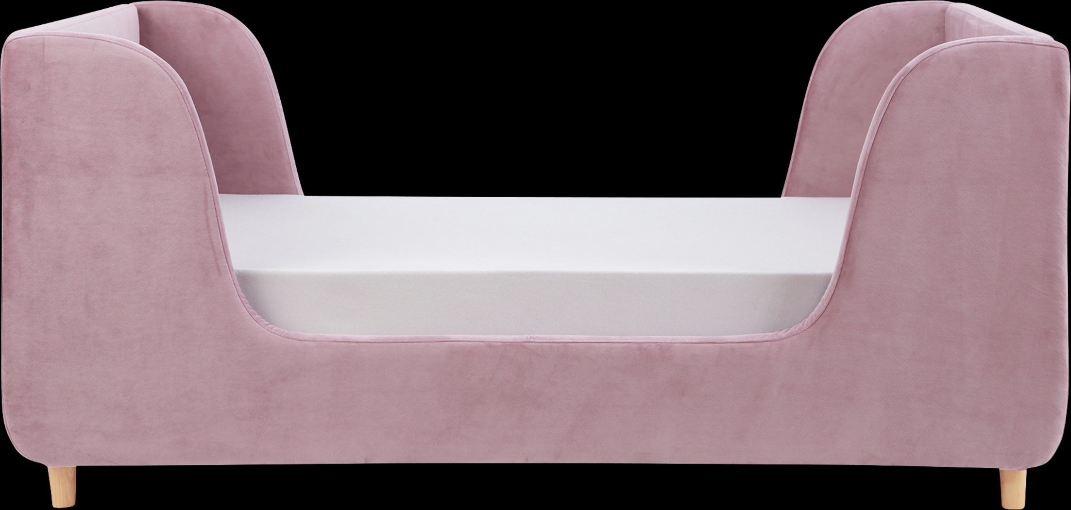 Tegen Lilac Upholstered Toddler Bed - Thumbnail - Image 2