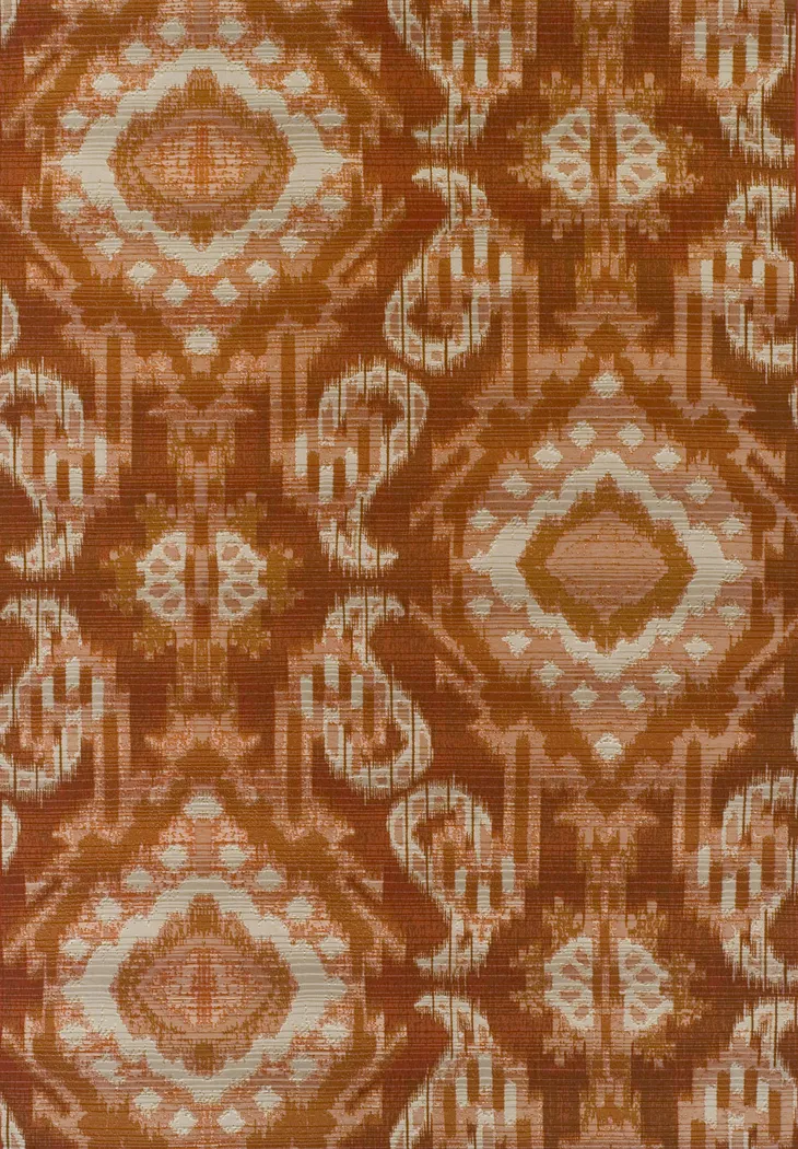 Teilo Red 3'3 x 5'1 Indoor/Outdoor Rug - Thumbnail - Image 1