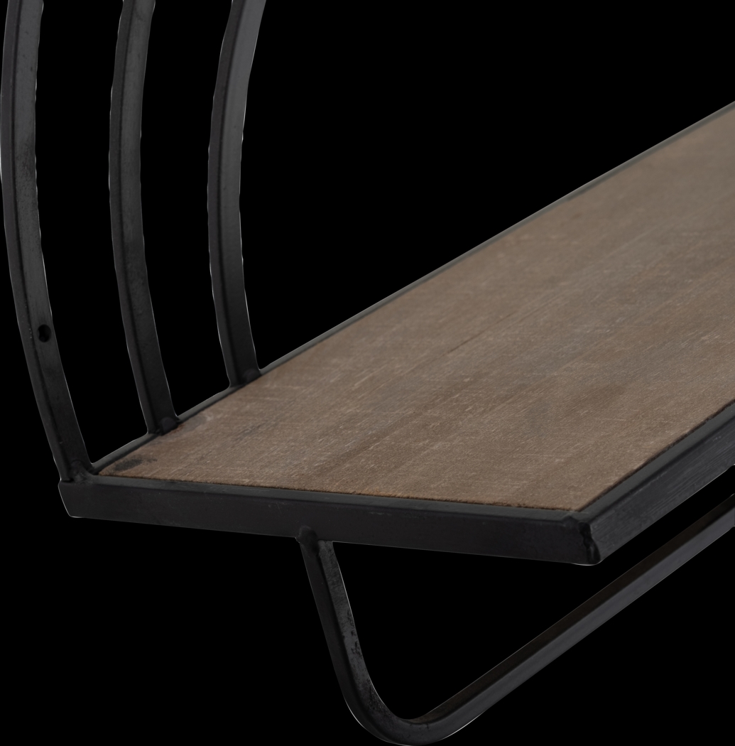 Telatha Brown Wall Shelf, Set of 2 - Thumbnail - Image 3