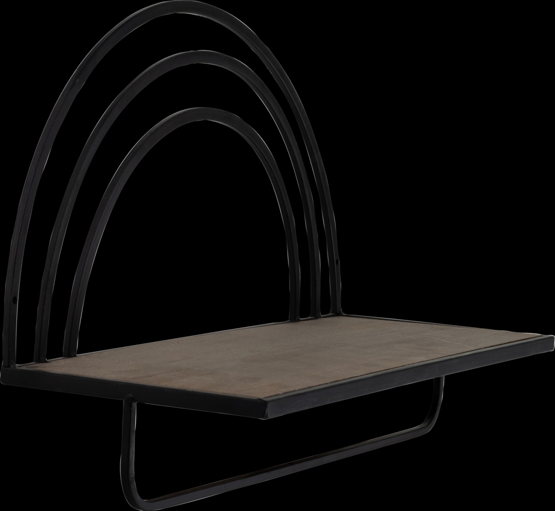 Telatha Brown Wall Shelf, Set of 2 - Thumbnail - Image 7