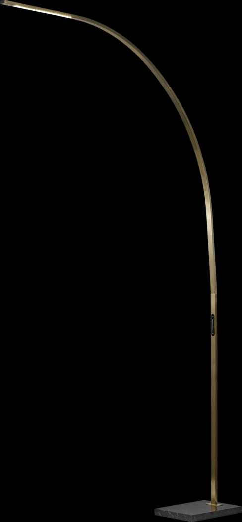 Telecom Bend Brass Floor Lamp - Thumbnail - Image 1
