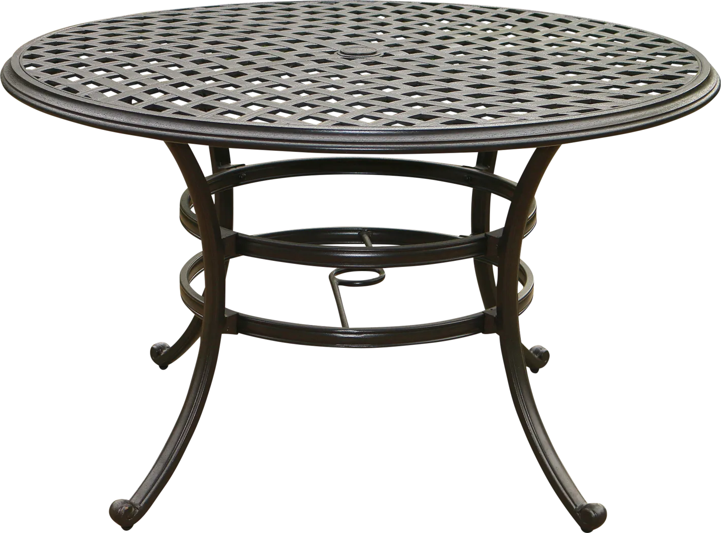 Telese Espresso 5 Pc Outdoor Round Dining Set - Thumbnail - Image 8