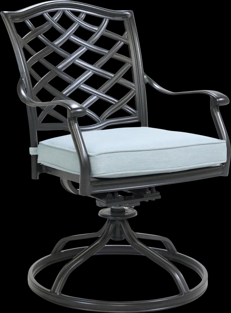 Telese Espresso 5 Pc Outdoor Round Dining Set - Thumbnail - Image 3