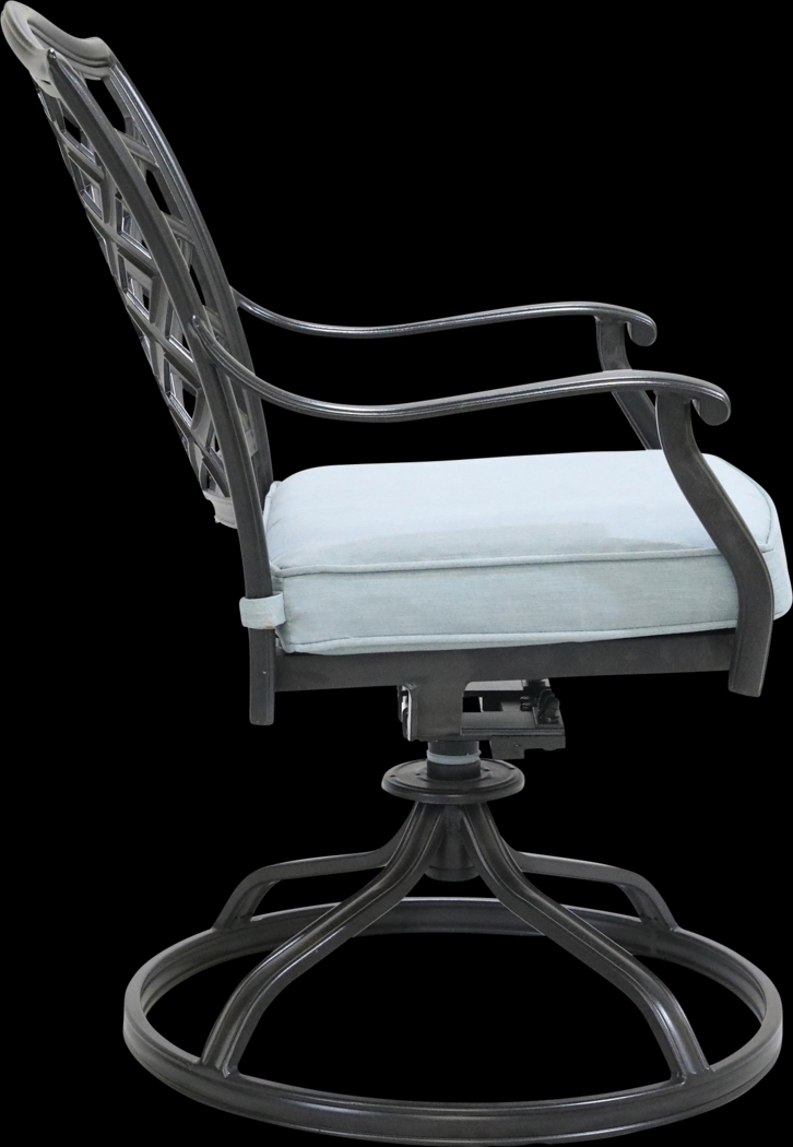 Telese Espresso 5 Pc Outdoor Round Dining Set - Thumbnail - Image 4