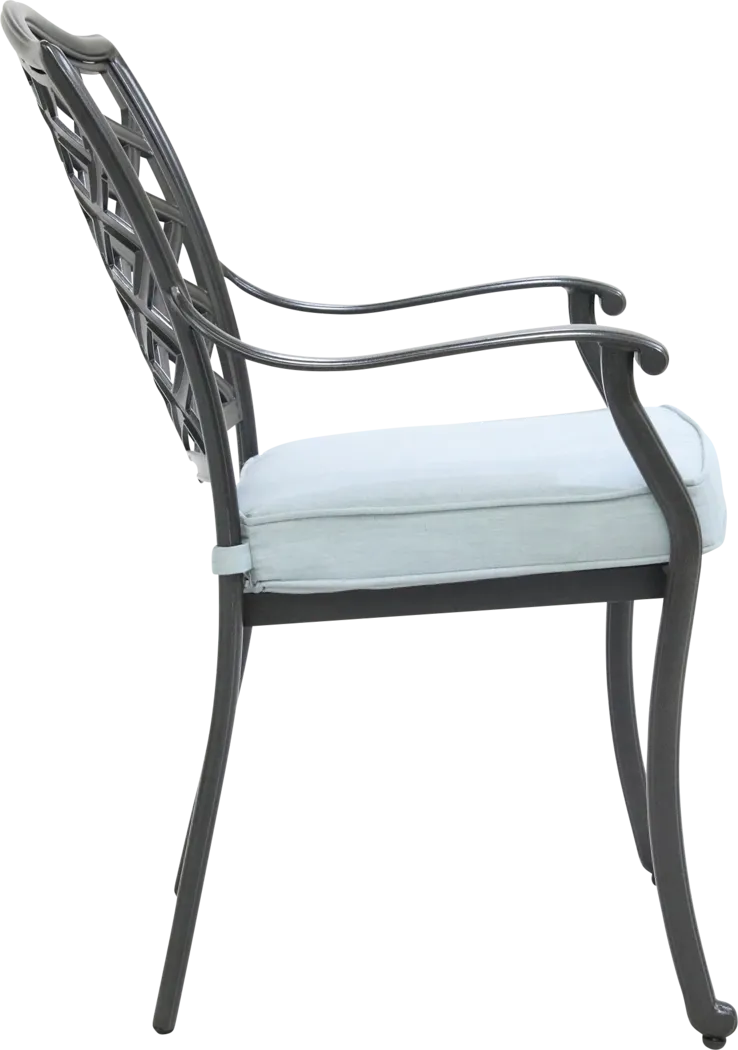 Telese Espresso 7 Pc Outdoor Rectangle Dining Set - Thumbnail - Image 2