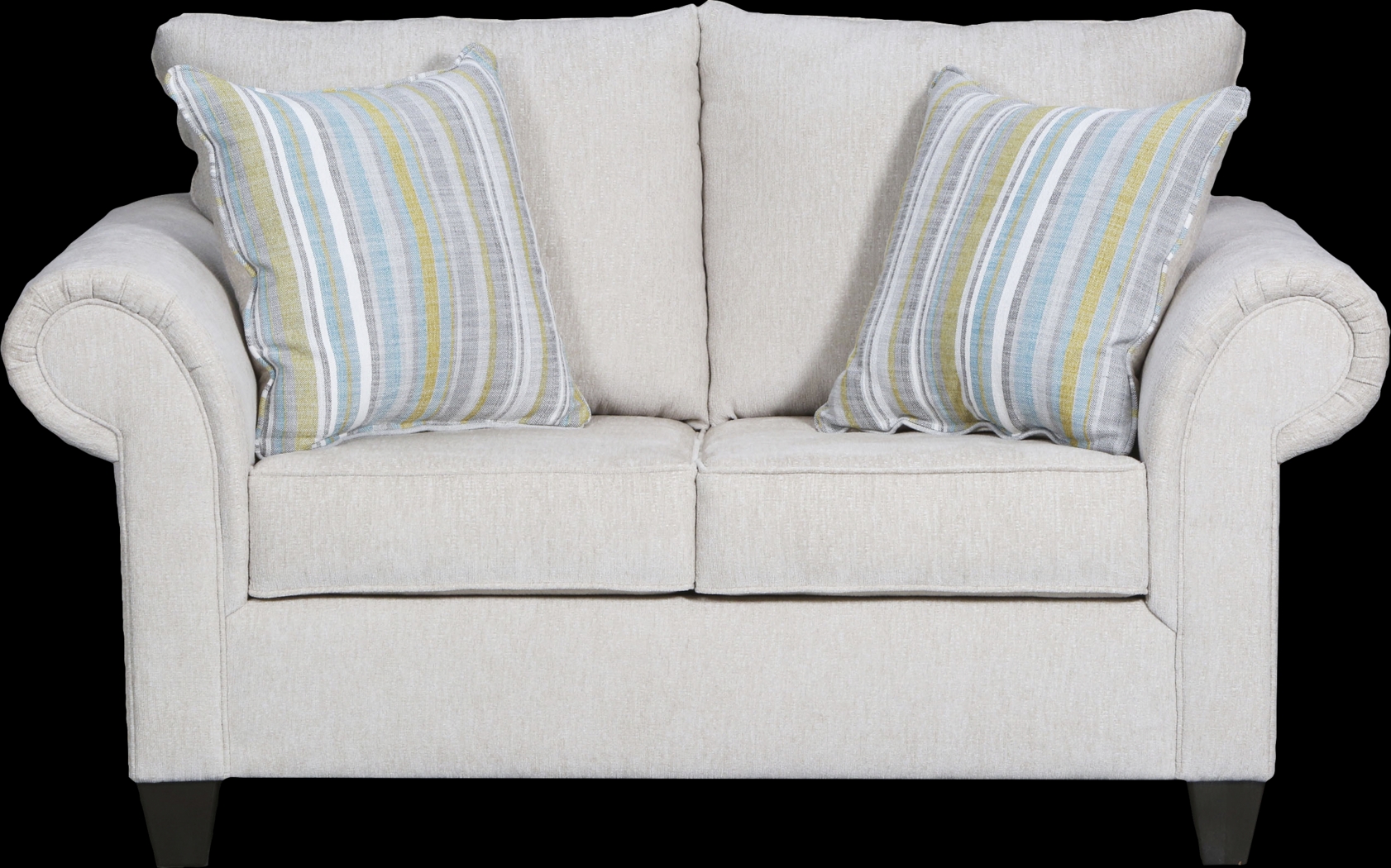 Telfair Court Beige Loveseat - Thumbnail - Image 1