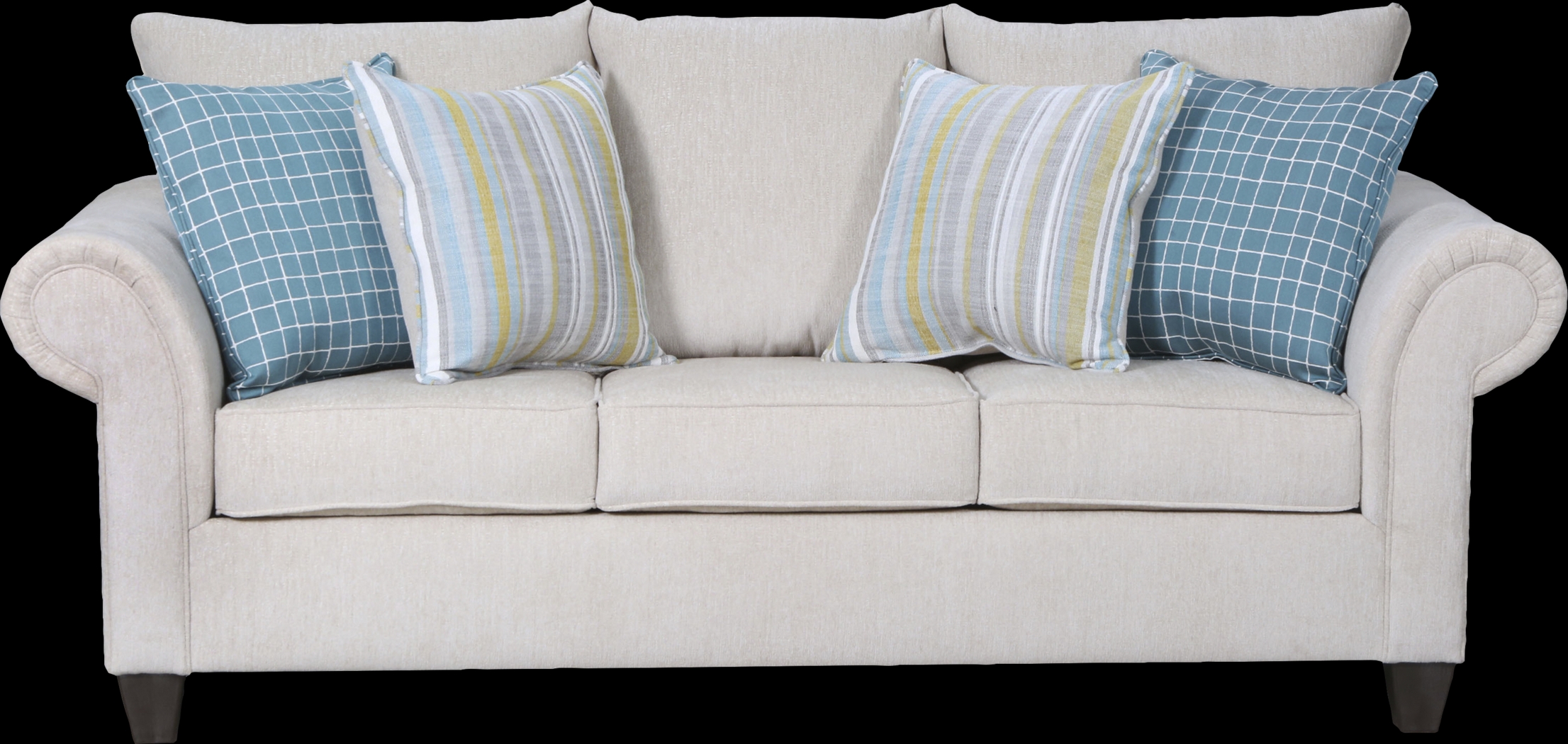 Telfair Court Beige Sofa - Thumbnail - Image 1