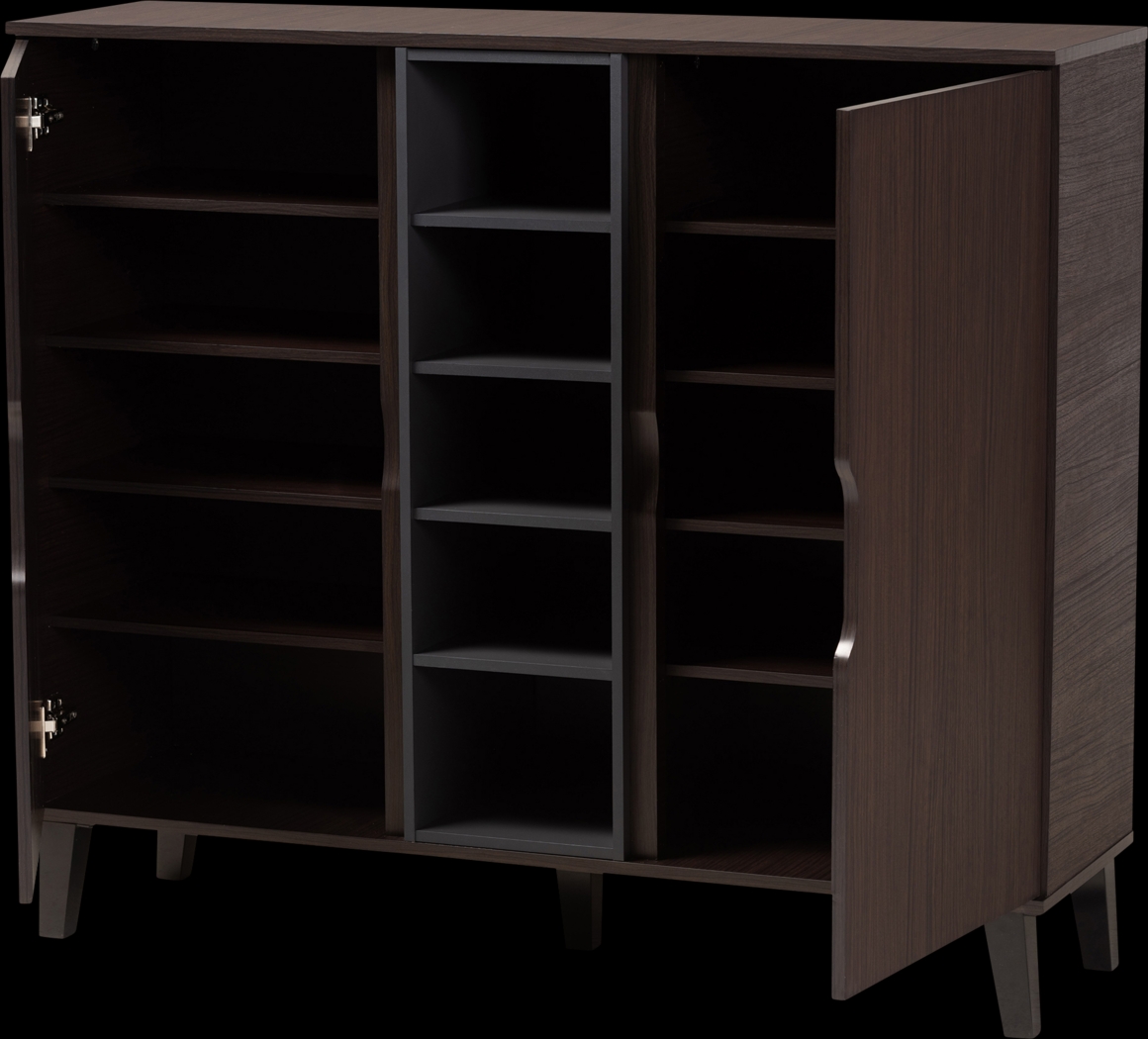 Telford Dark Brown Accent Cabinet - Thumbnail - Image 2
