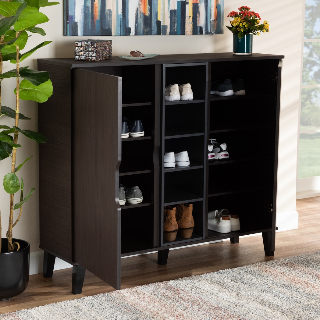 Telford Dark Brown Accent Cabinet - Thumbnail - Image 8
