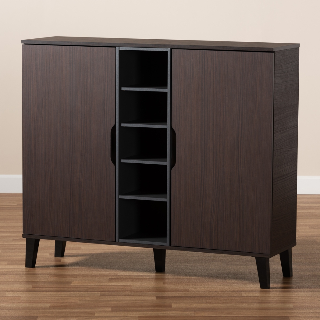 Telford Dark Brown Accent Cabinet - Thumbnail - Image 9