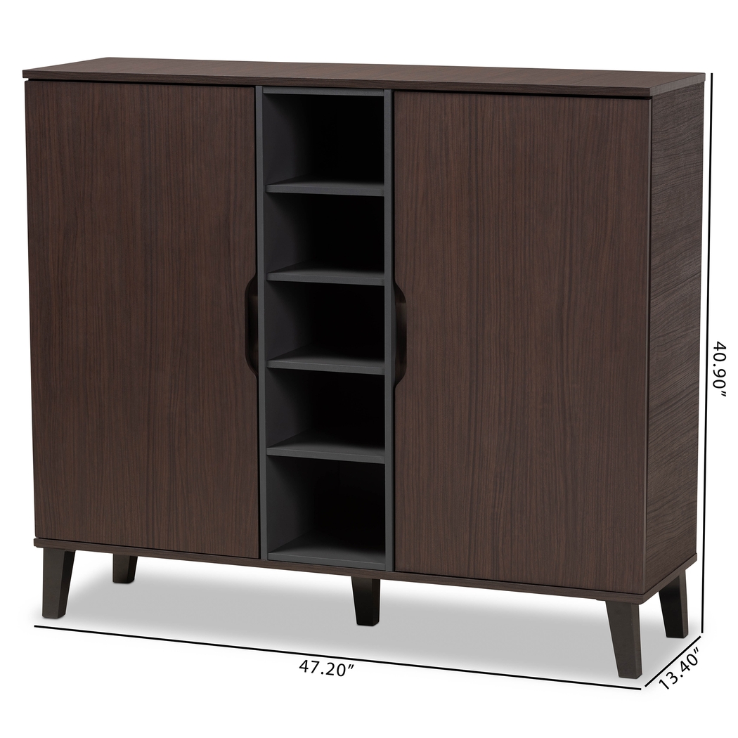 Telford Dark Brown Accent Cabinet - Thumbnail - Image 10