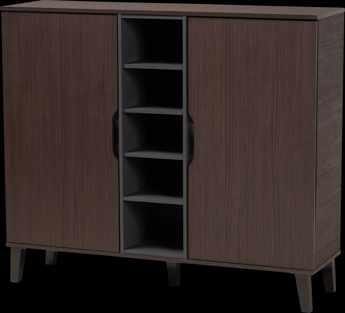 Telford Dark Brown Accent Cabinet - Thumbnail - Image 1