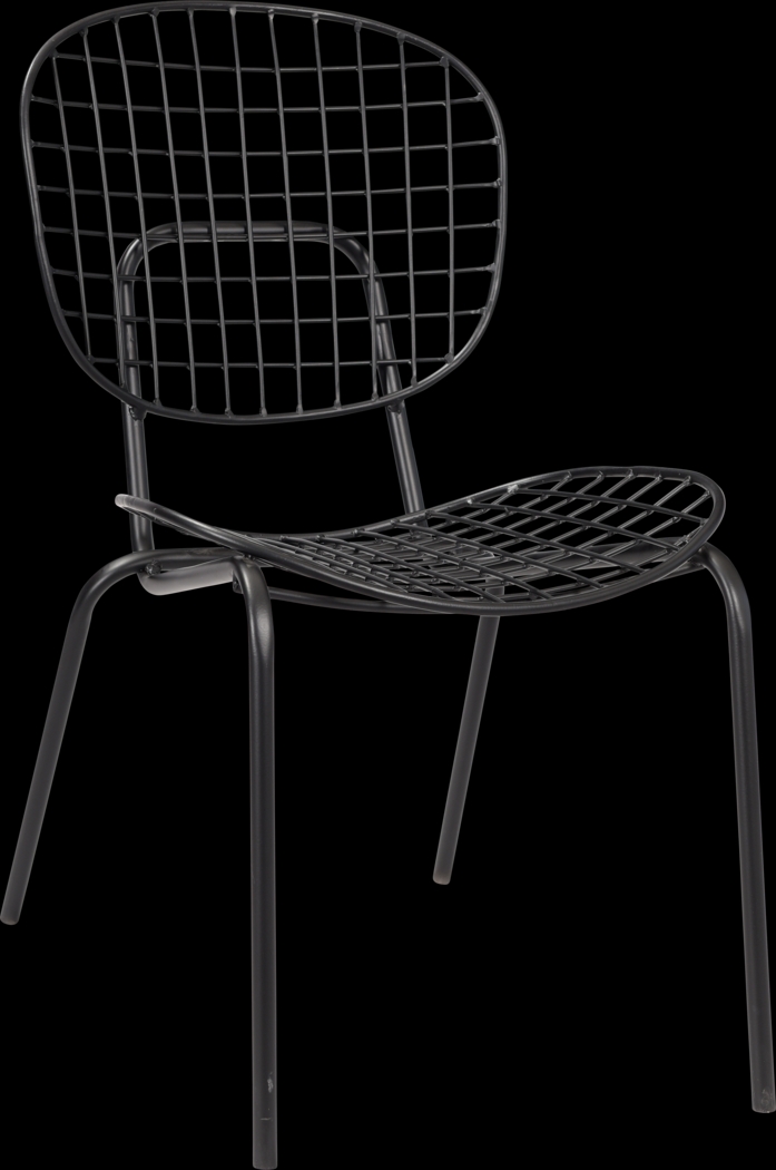 Telida Black Accent Chair - Thumbnail - Image 1