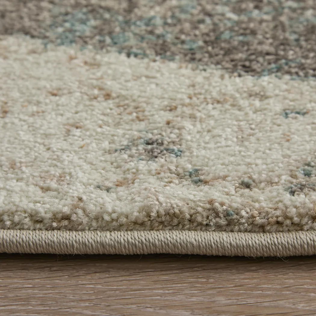 Teliyoke Ivory/Multi 2'6 x 7'3 Runner Rug - Image 3